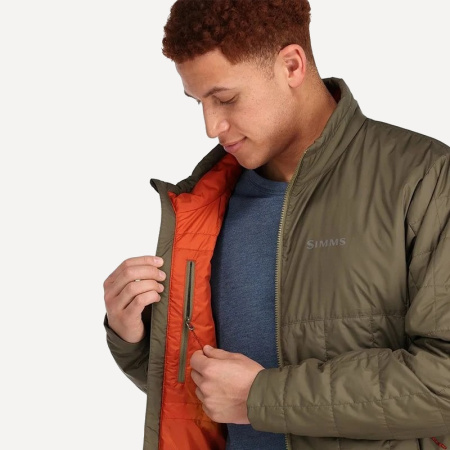 Куртка Simms Fall Run Collared Jacket (Мужской; L; Dark Stone)